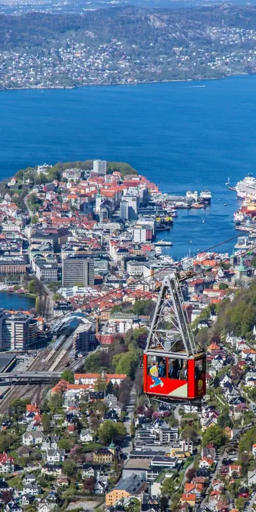 Gondol over Bergen, av Gjermund Øystese